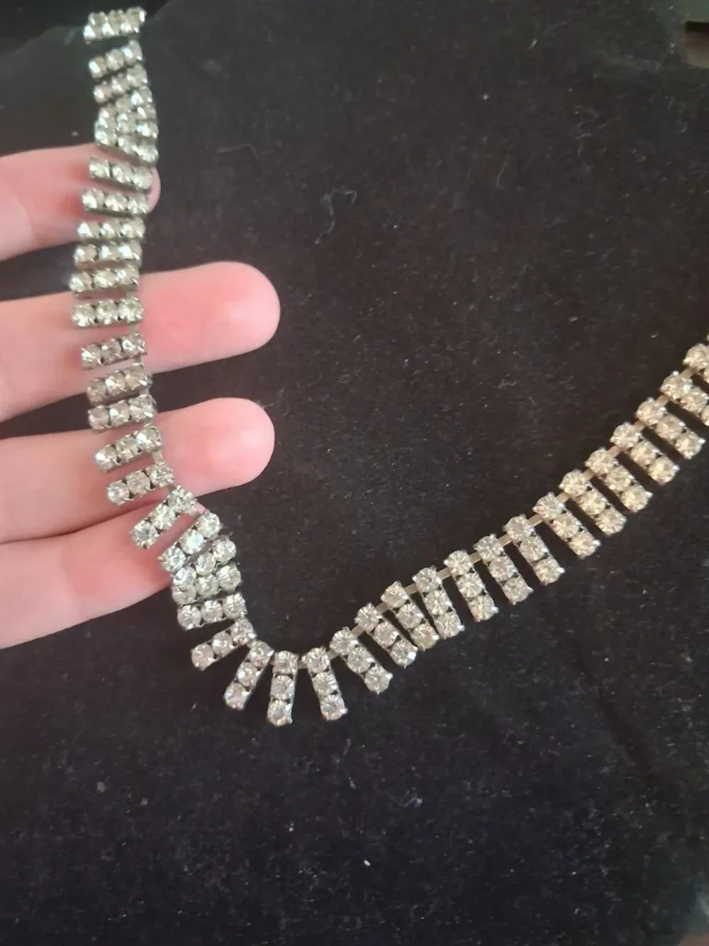 16 inch Sparkly Statement necklace